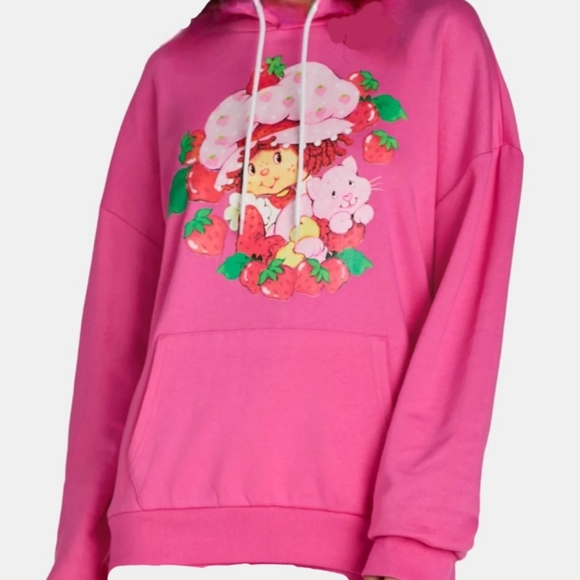 Strawberry Shortcake Hoodie XXS JR Retro 70s 80s Christmas Birthday - Picture 1 of 6